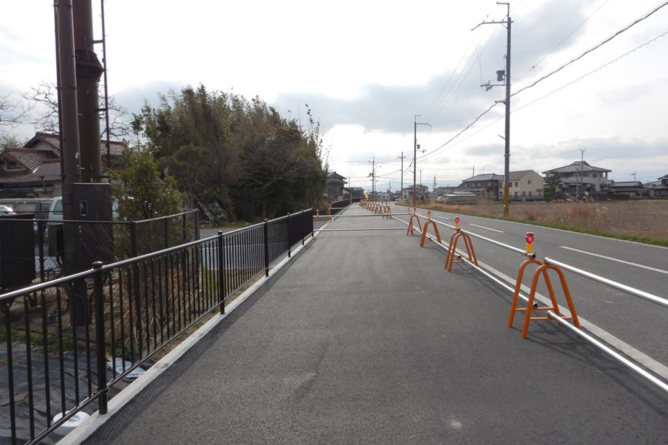 近江八幡守山線補助道路整備工事